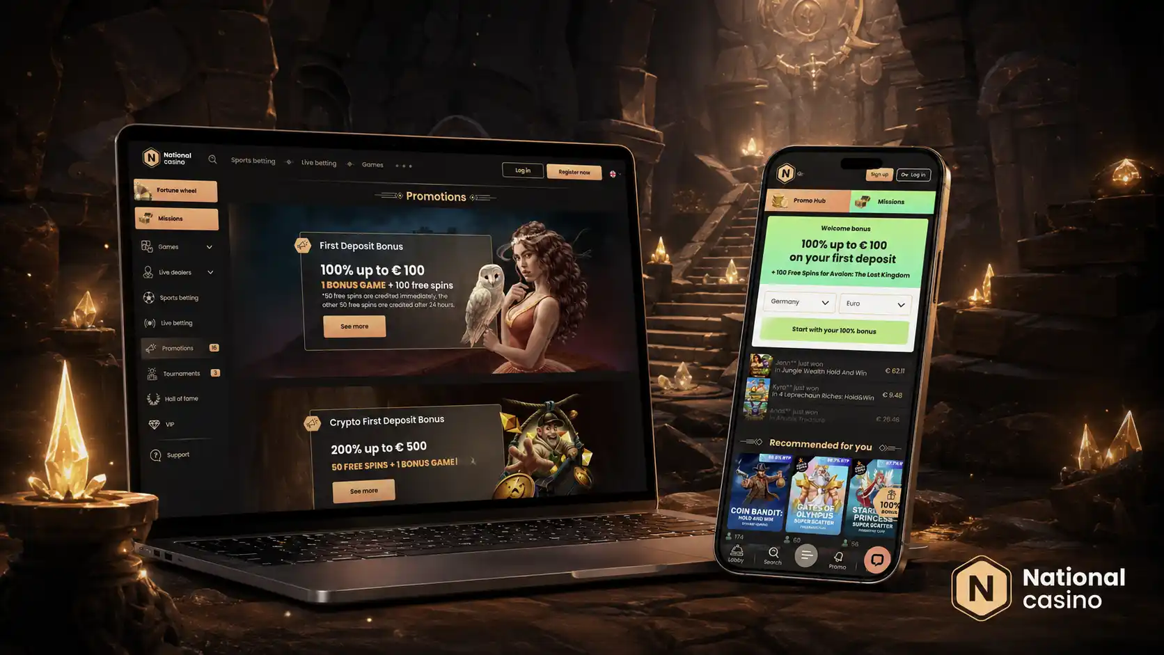 Cum funcționează actualizările National Casino