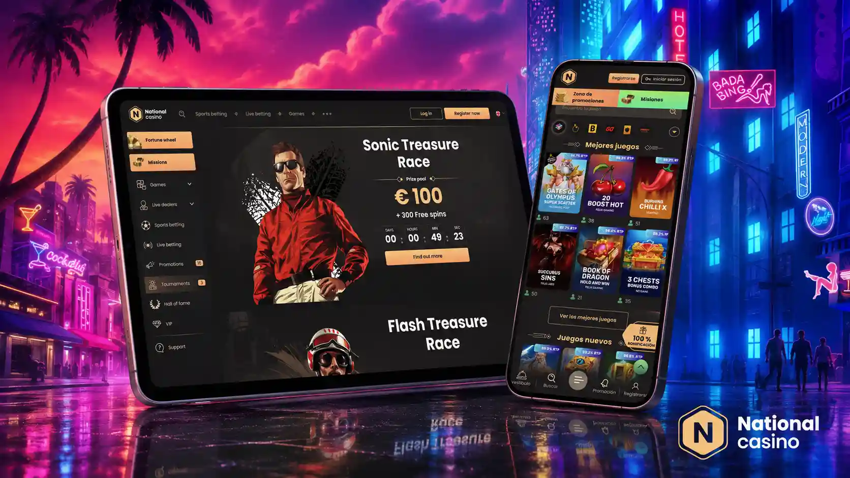 Începe să joci la National Casino